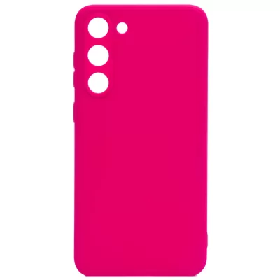 Чехол Sams S23 Plus Silicone Case Logo (Ярко-Розовый(21))