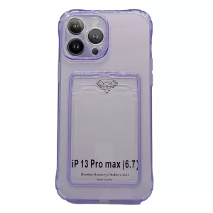 Чехол iP 13 Pro Max Pocket Case (TPU) (Lilac)