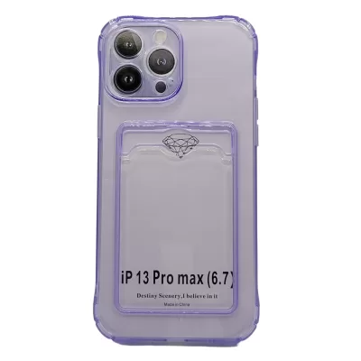Чехол iP 13 Pro Max Pocket Case (TPU) (Lilac)