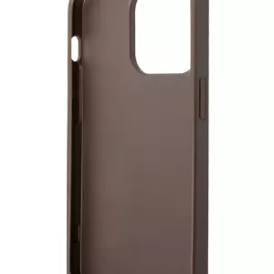 Чехол iP 13 Pro GS Big Metal Logo (Brown)