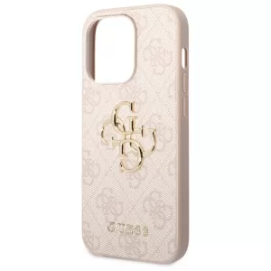 Чехол iP 14 Pro GS Big Metal Logo (Pink)