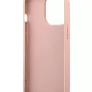 Чехол iP 13 Pro Max GS Saffiano Big Metal Logo (Pink)