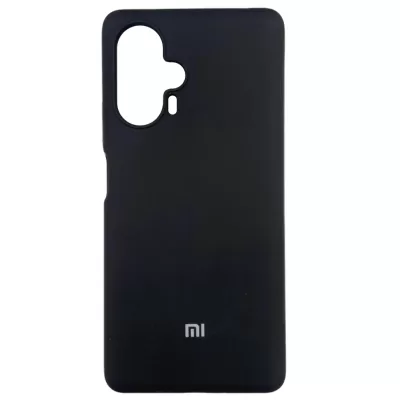 Чехол Redmi Note 12 Turbo/Poco F5 Silicone Case Logo (Черный(3))