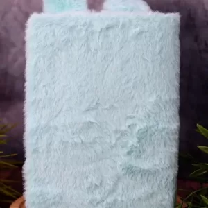 Блокнот плюшевый «Funny hare», blue