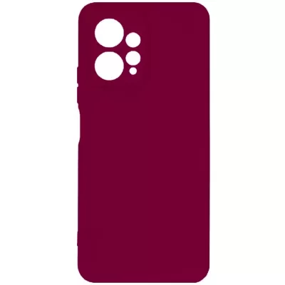 Чехол Redmi Note 12 4G Silicone Case Logo (Винный(23))