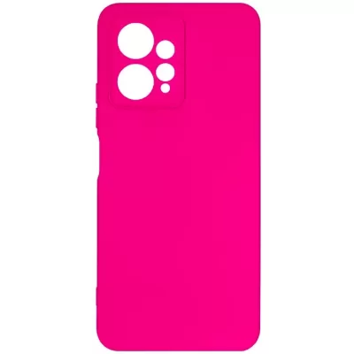 Чехол Redmi Note 12 4G Silicone Case Logo (Ярко-Розовый(21))