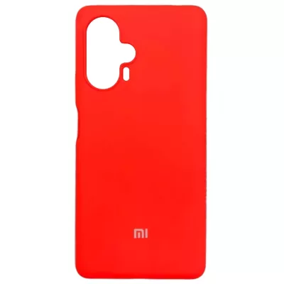 Чехол Redmi Note 12 Turbo/Poco F5 Silicone Case Logo (Красный(1))