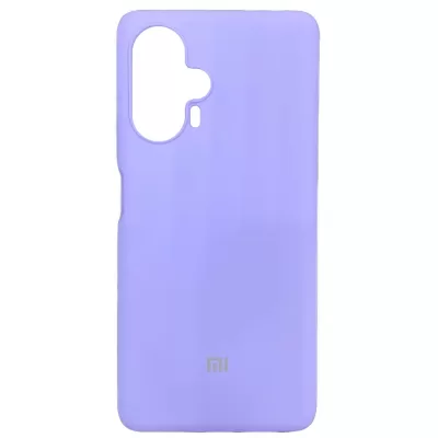 Чехол Redmi Note 12 Turbo/Poco F5 Silicone Case Logo (Лиловый(13))