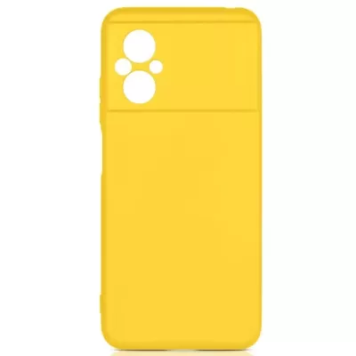 Чехол Poco M5 4G Silicone Case Logo (Желтый(20))