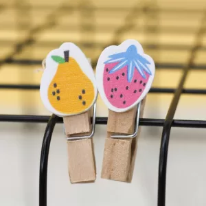 Прищепки "Juicy fruits", mix color