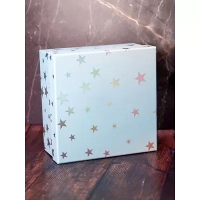 Подарочная коробка «Starry sky», blue (19*19*9.5)