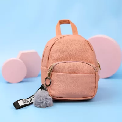 Рюкзак "Homme+Femme" розовый, с двумя отделениями