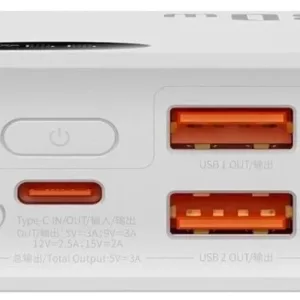 Power Bank Baseus Adaman 2 10000mAh 30W (PPAD040002 White)