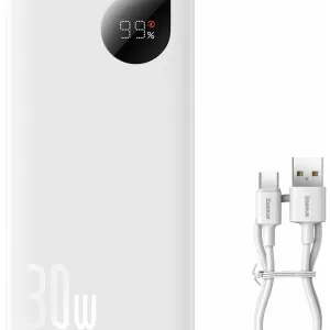 Power Bank Baseus Adaman 2 10000mAh 30W (PPAD040002 White)