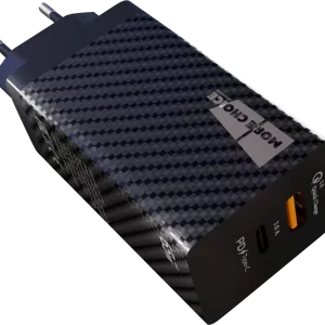 СЗУ More Choise GaN NC76S Charging Quick Charger 1*USB-C, 1*USB, 3A, 65W, черный