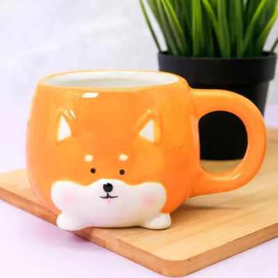 Кружка керамическая «Corgi», orange