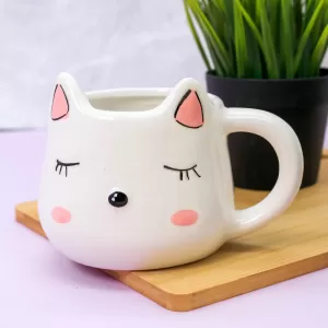 Кружка керамическая «Sleepy kitty», white