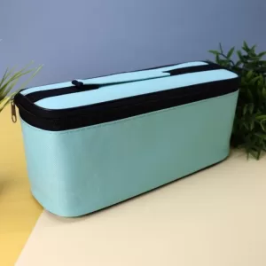 Ланчбокс "Big lunch", green (ложка+вилка+сумочка)