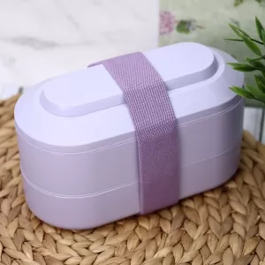 Ланчбокс Everyday, purple (ложка+вилка)