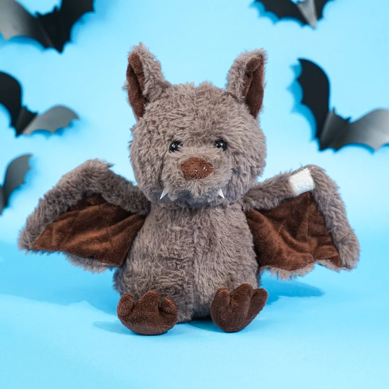 Мягкая игрушка Летучая Мышь темно-серый, 24см Мягкая игрушка "Летучая Мышь" темно-серый, 24см