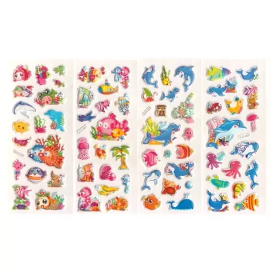 Наклейки "Подводный мир", mix, 7*17 см