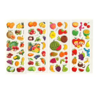 Наклейки "Фрукты", mix, 7*17 см