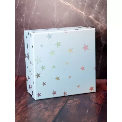Подарочная коробка «Starry sky», blue (15*15*6.5)