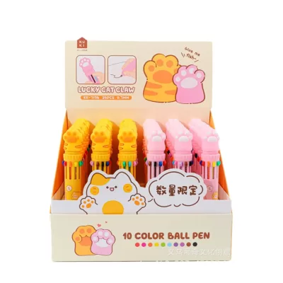 Ручка "10 cat paws", mix