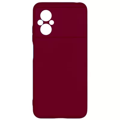 Чехол Poco M5 4G Silicone Case Logo (Винный(23))