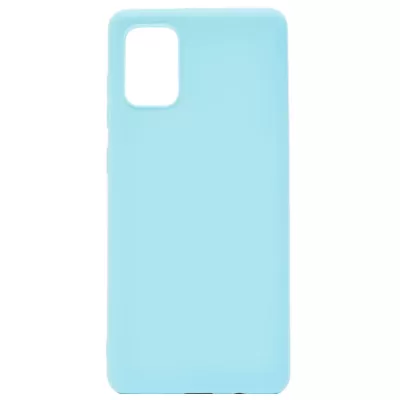Чехол Sams A51 Silicone Case Logo (Голубой(11))