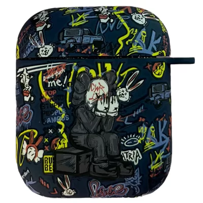 Чехол AirPods 1/2 Luxo (Кавс Bunny)