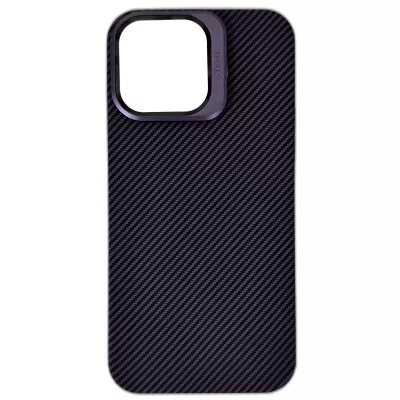 Чехол iP 13 Pro Shockproof Carbon (Purple)