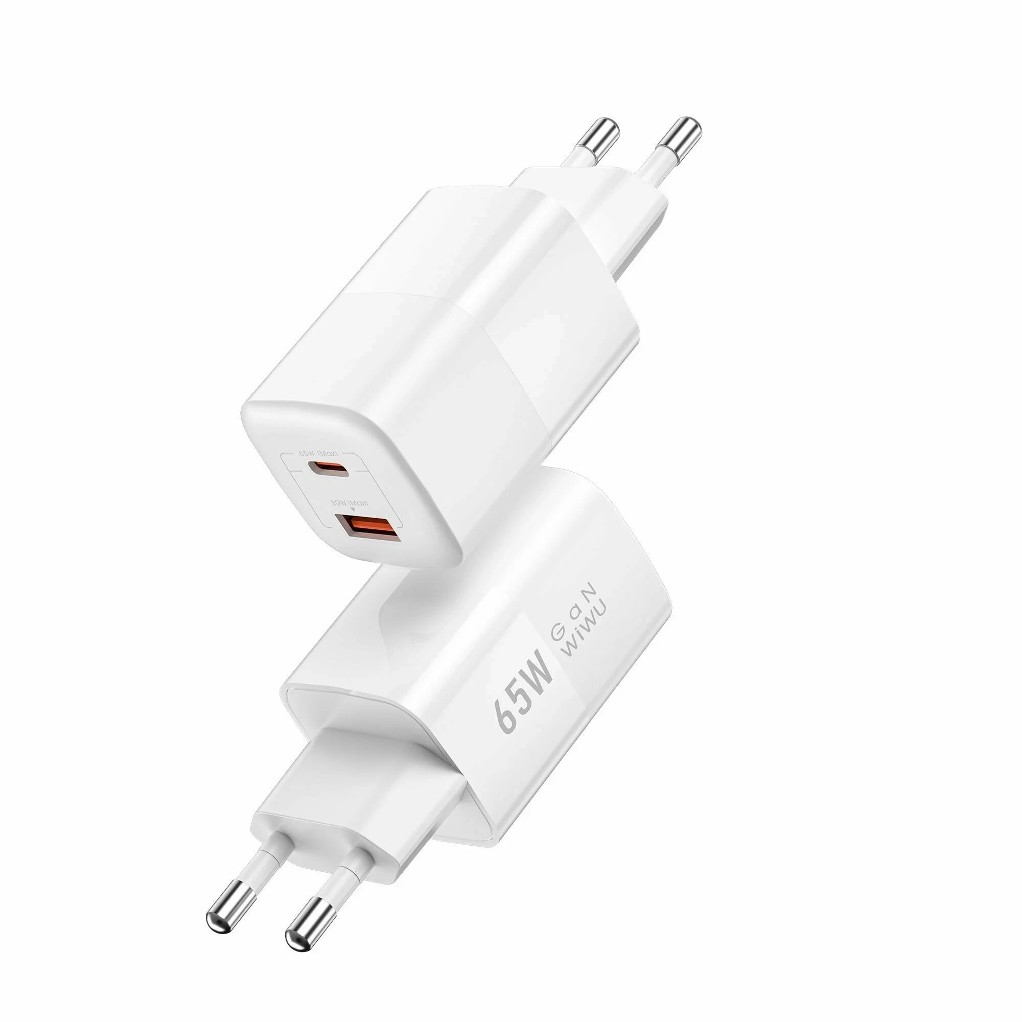 ЗУ WiWU 65W Wi-U012 Gan PD+QC (White) ЗУ WiWU 65W Wi-U012 Gan PD+QC (White)