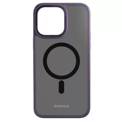 Чехол iP 14 Pro Momax Hybrid (Magsafe) (Purple)