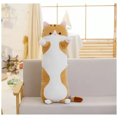 Мягкая игрушка-подушка "Обнимашки от котейки" 70см, рыжий