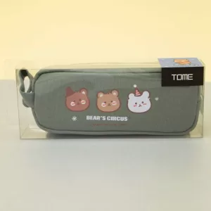 Пенал "Welcome bear", green