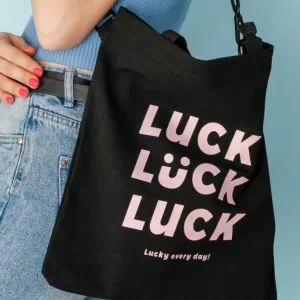 Сумка шоппер "Luck", black