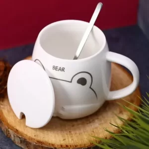 Кружка «Hide bear», white (500 ml)