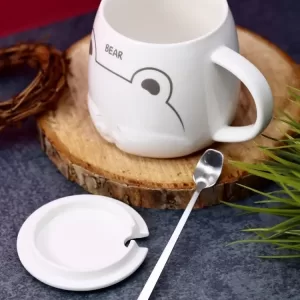 Кружка «Hide bear», white (500 ml)