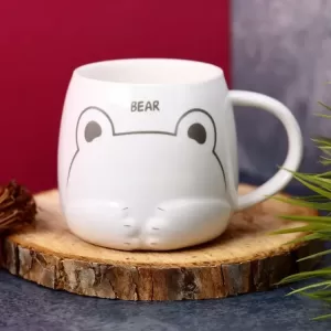 Кружка «Hide bear», white (500 ml)