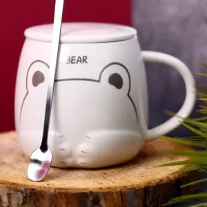 Кружка «Hide bear», white (500 ml)