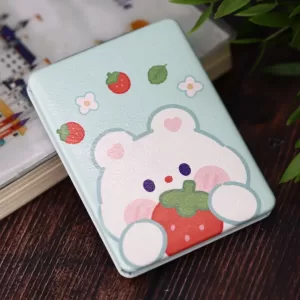 Зеркало "Bear strawberry", blue