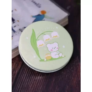 Зеркало "Bear lily of valley", green