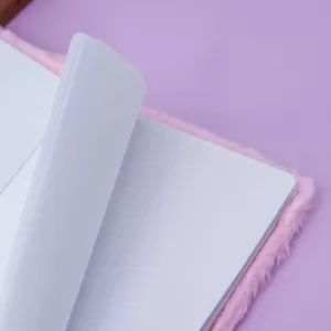 Блокнот плюшевый «Fox», pink