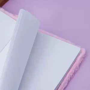 Блокнот плюшевый «Happy mouse», pink