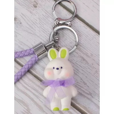Брелок «Rabbit bow», white