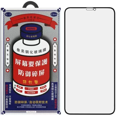 Защитное стекло iP 15 Pro Max Remax Medicine GL-27 (OEM) (Black)