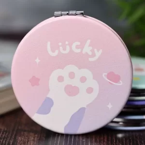 Зеркало "Lucky paw", pink