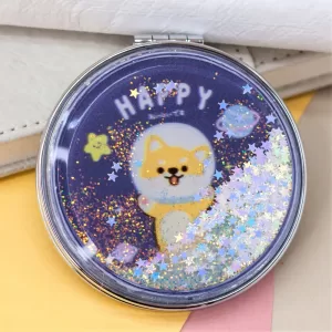 Зеркало "Shiba planet", black