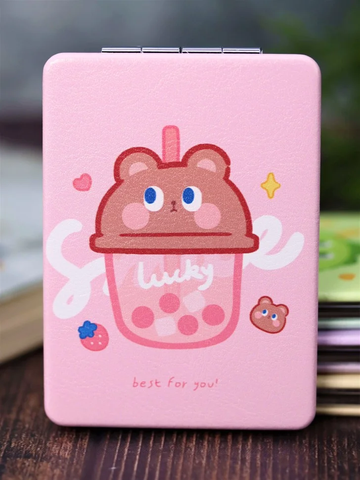 Зеркало Сocktail bear, pink Зеркало "Сocktail bear", pink